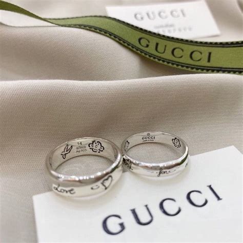 guccie ring|gucci couple ring.